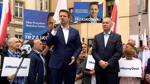 Trzaskowski: wszędzie, gdzie jestem ludzie mówią: mamy dość