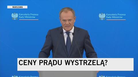 Premier Tusk o losach zerowej stawki VAT na żywność