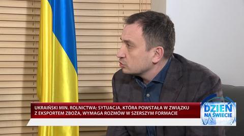 Solski o propozycji dotyczącej sprzedaży ukraińskiego zboża do Polski
