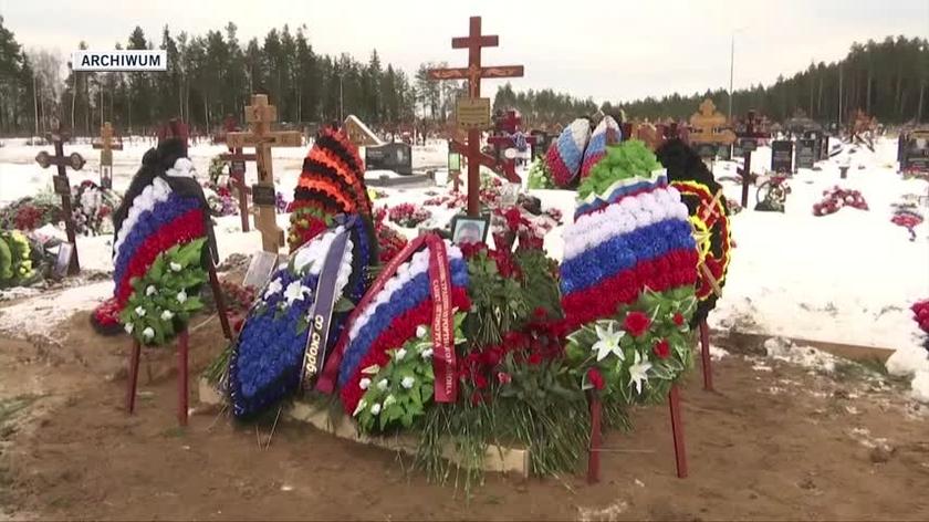 A mercenary of the Wagner Group buried in a cemetery in St. Petersburg.  Footage from December 2022