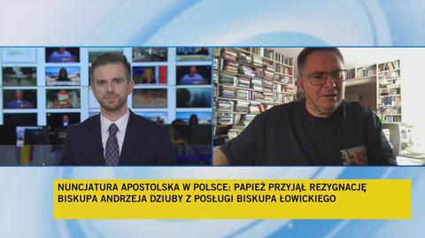 Tomasz Terlikowski o rezygnacji biskupa Andrzeja Dziuby