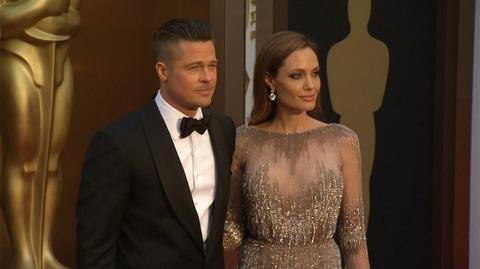 Angelina Jolie i Brad Pitt pozują do zdjęć (nagranie archiwalne)