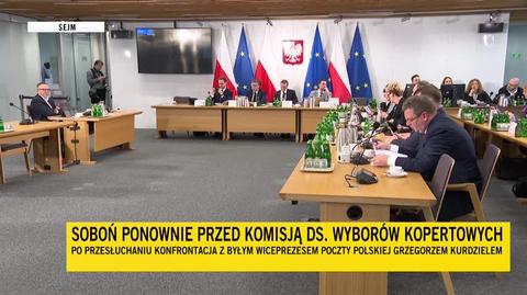 Nagranie wywiadu z Soboniem odtworzone na komisji