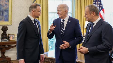 Andrzej Duda, Joe Biden, Donald Tusk