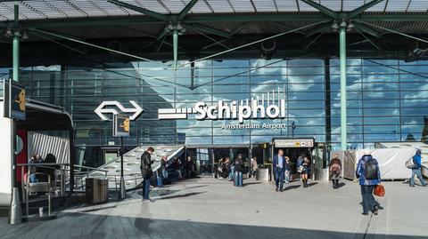 Lotnisko Schiphol w Amsterdamie