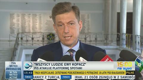 Poseł PO o spocie PiS nt. Lewandowskiego: zasłona dymna