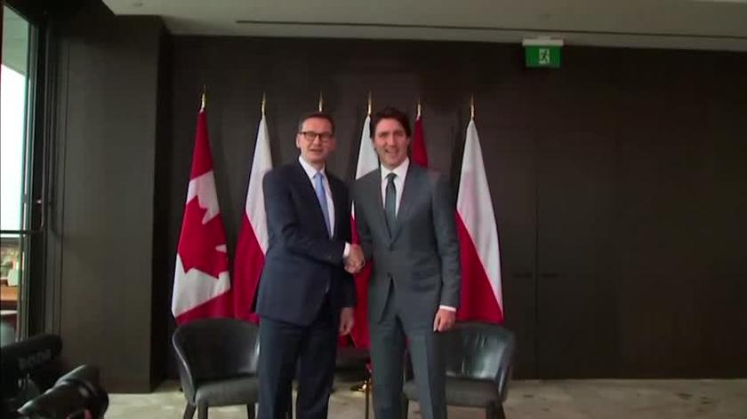 Spotkanie Mateusza Morawieckiego z Justinem Trudeau