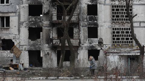 Zakłady Azostwal w Mariupolu ostrzeliwane przez siły rosyjskie. Nagranie archiwalne
