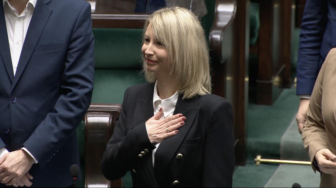 Magdalena Łośko is a new MP.  She took an oath.  Who is he?