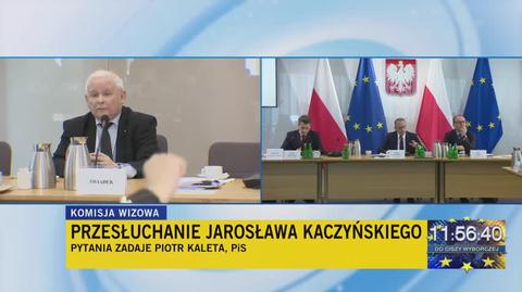 Spięcie podczas przesłuchania Kaczyńskiego