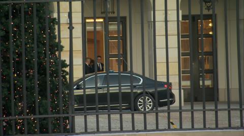Marszałek Sejmu na spotkaniu w Pałacu Prezydenckim