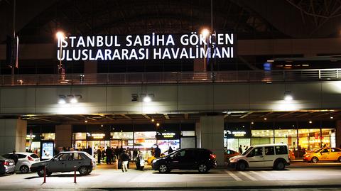 Lotnisko w Stambule na nagraniach z 2022 roku