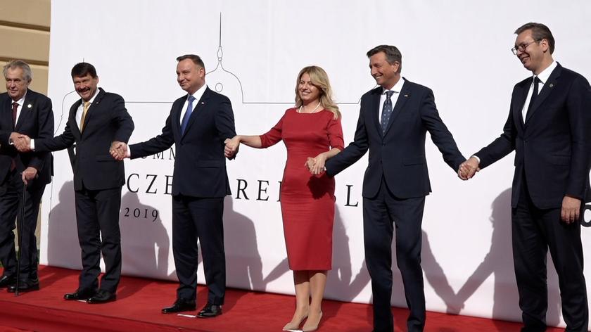 Prezydenci państw V4 spotkali się w czeskich Lanach 