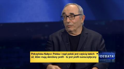 Fragment wypowiedzi Aleksandra Smolara podczas debaty TVN24 "Polska w Unii Europejskiej"