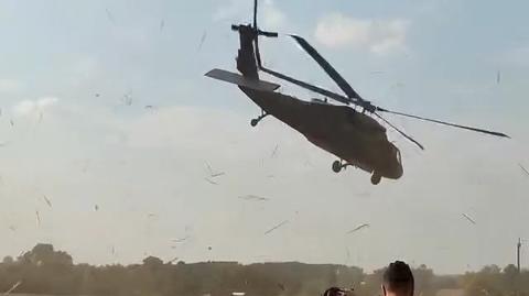 Policyjny Black Hawk zerwał linię energetyczną podczas pikniku. Prokuratura postawiła zarzuty pilotowi
