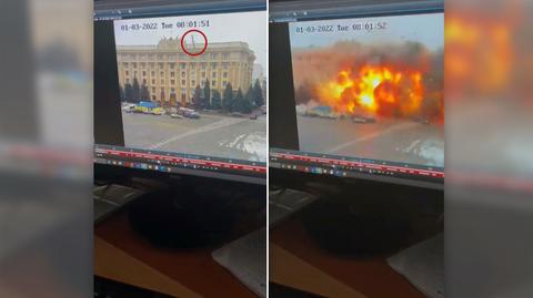 "To jest serce Charkowa". O wybuchu w centrum miasta opowiadał mieszkaniec Charkowa (1.03.2022)