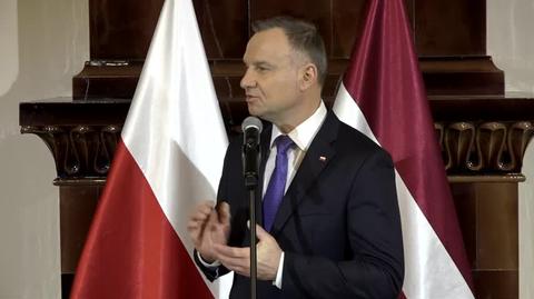 Andrzej Duda w Rydze: wierzę, że dzięki naszemu wsparciu Ukraina zwycięży 