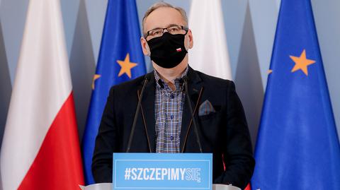 Niedzielski: Teraz priorytetem jest zapewnienie płynnych dostaw szczepionek do Polski