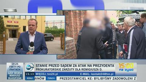 Stanie przed sądem za atak na prezydenta 