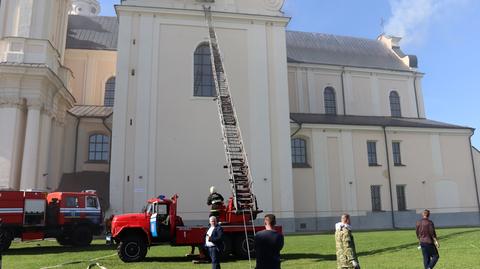 Pożar w kościele Matki Bożej w Budsławiu