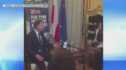 Andrzej Duda spotkał się z Polakami mieszkającymi w Londynie 