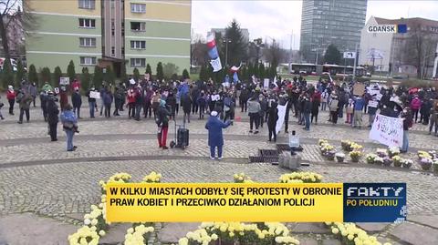 Protest w Gdańsku po orzeczeniu TK ws. aborcji