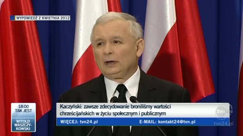 Jarosław Kaczyński o wolności mediów. Wypowiedź archiwalna z kwietnia 2012 roku