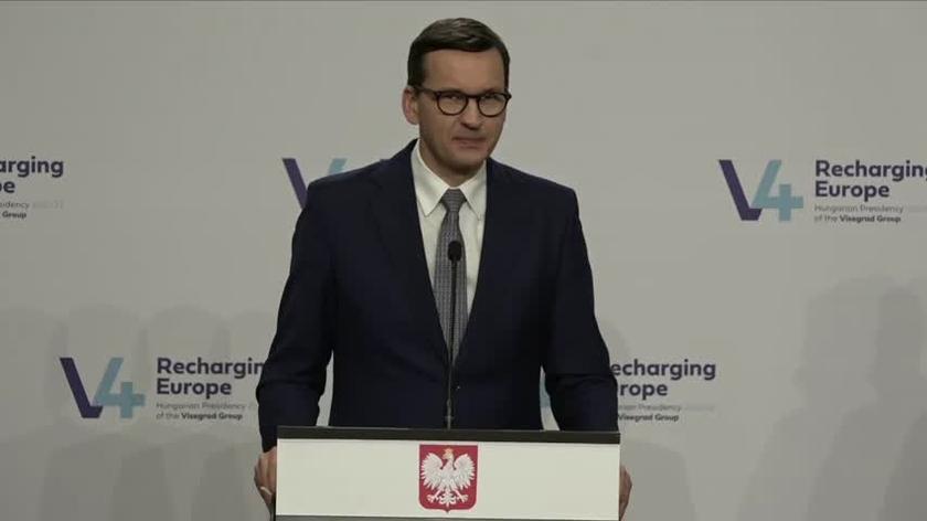 Premier Morawiecki o pierwszym kroku, by "rozładować kryzys wywołany przez Białoruś" 