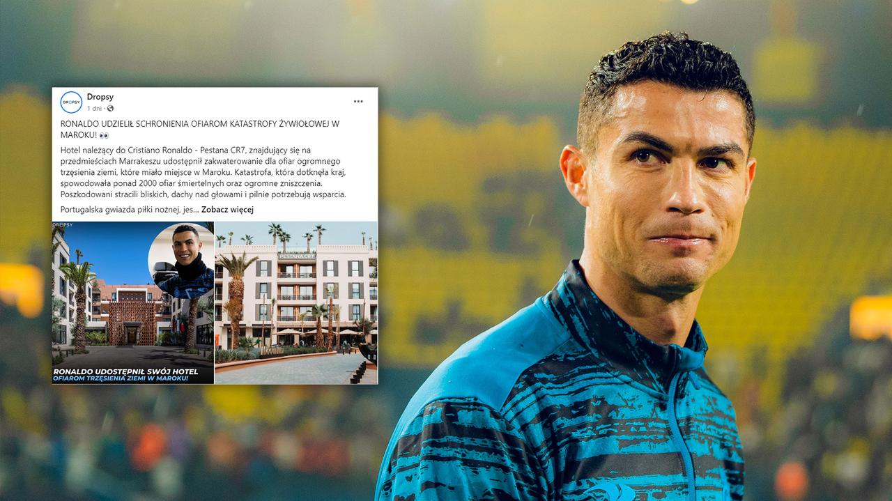 Marruecos.  ¿Cristiano Ronaldo «ayudó a las víctimas» del terremoto?  Nosotros explicamos