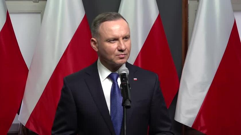 Duda: przedstawiciele instytucji unijnych powinni wreszcie przestać wycierać sobie usta frazesami o praworządności