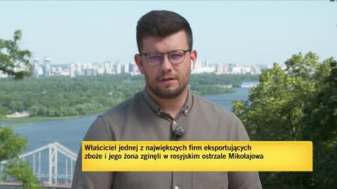 Reporter TVN24 o ostrzale Mikołajowa 