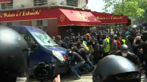 Zamieszki w stolicy Francji