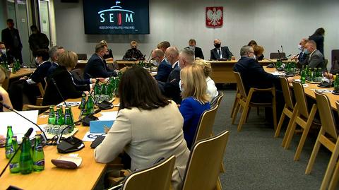 Lex TVN w Sejmie. Przewodniczący komisji kultury nie chciał rozmawiać z dziennikarzami