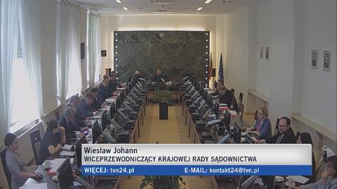 Wiesław Johann proponuje, aby komisja zajęła się "pozasądową polityczną działalnością sędziów"