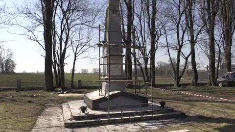 Zdemontowano pomnik ku czci Armii Czerwonej w Chrzowicach