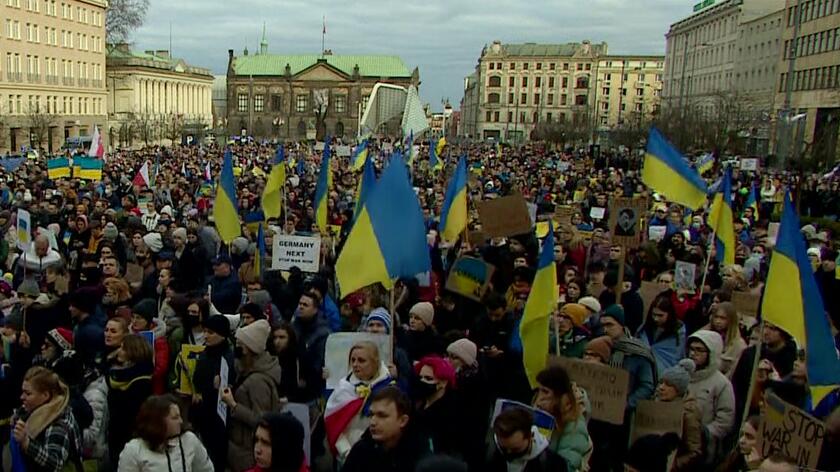 Poznań solidarny z Ukrainą