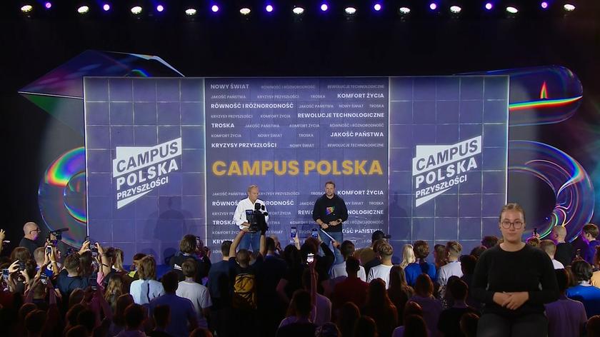 Trzaskowski: my na Campusie naprawdę rozmawiamy o przyszłości