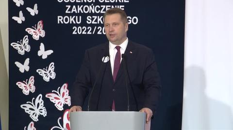 Przemysław Czarnek podsumował rok szkolny 2022/2023