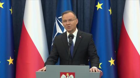 Andrzej Duda o "podręcznikowym" ułaskawieniu Mariusza Kamińskiego i Macieja Wąsika