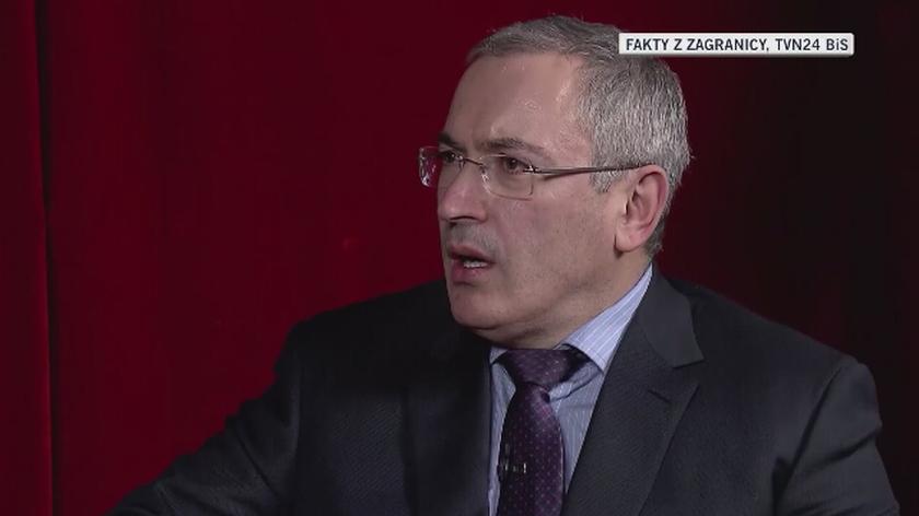 Michaił Chodorkowski gościem TVN24 BiS