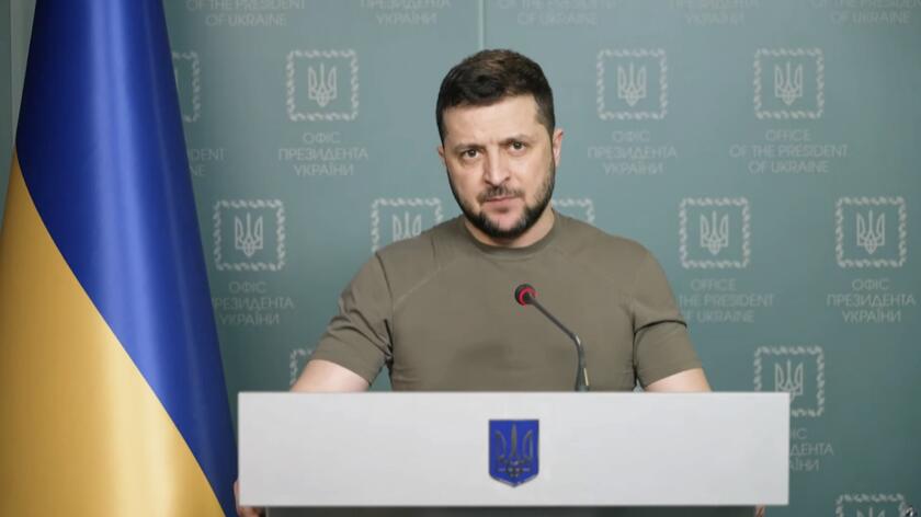 Zełenski: Moskwa robi wszystko dla "derusyfikacji" Ukrainy