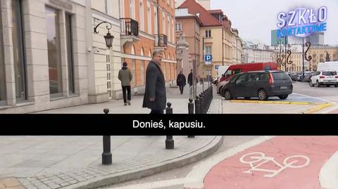 Wąsik do reportera TVN24: donieś, kapusiu 