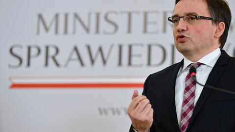 Stanowisko prezydenta "w pełni podziela" minister sprawiedliwości Zbigniew Ziobro