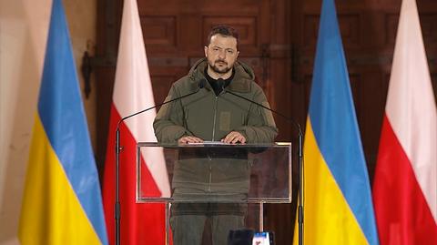 Zełenski: Rosja nie wygra z Europą, kiedy Ukrainiec i Polak stoją ramię w ramię