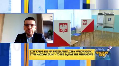 Chojniak: komisja nie ma prawa odmówić wejścia do lokalu wyborcy, który ma podwyższoną temperaturę