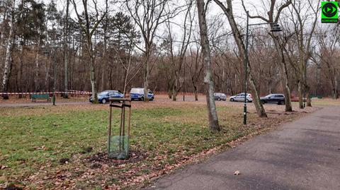 Ciało 57-letniej mieszkanki Łodzi znaleziono w miejskim parku