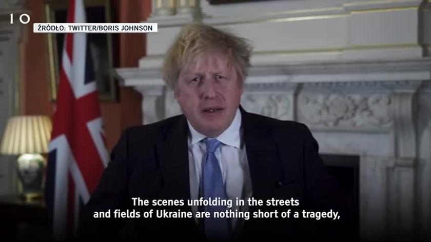 Boris Johnson: ta tragedia może i musi się zakończyć 