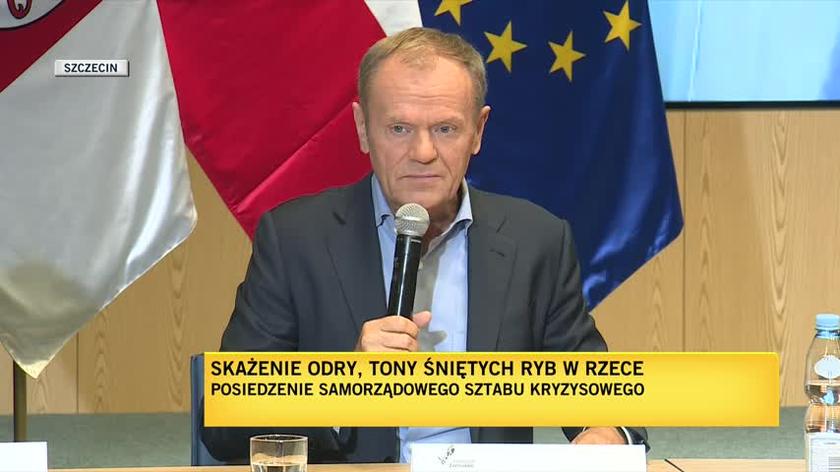 Skażenie Odry. Donald Tusk apeluje do premiera, prezydenta i prezesa PiS o powrót z wakacji 