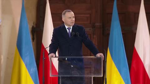 Duda: wsparcie dla Ukrainy było, jest i będzie w naszym kraju poza politycznym sporem