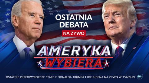 Oglądaj ostatnią debatę Trump - Biden w tvn24.pl